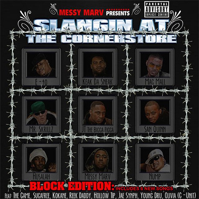 Various – Messy Marv Presents Slangin At The Cornerstore – Block Edition